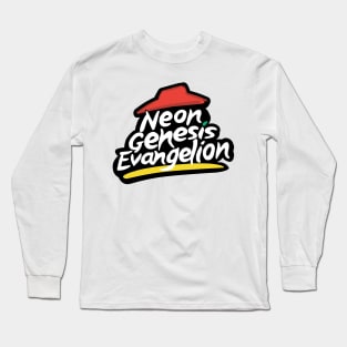 Pizza Hut Evangelion Long Sleeve T-Shirt